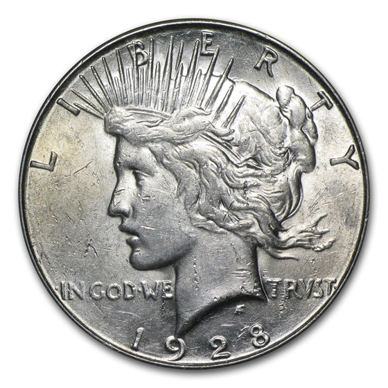 1928-S Peace Dollar AU 1928-S Peace Dollar AU